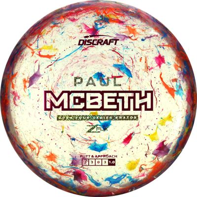 Discraft Paul McBeth 2024 Tour Series Jawbreaker Z FLX Kratos Putt and Approach Disc