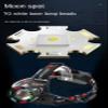 Carttley Rechargeable LED Headlamp, 150000 Lumens Super Bright 60H Headlamp Flashlight Motion Sensor, 4 Modes, 90Adjustable, IPX6 Waterproof Head Lamp Camping, Running, Climbing, Hiking (CarSQ12-2) view 3