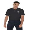Campus Lab Alabama A&M University Primary Logo Men's Adult 100% Cotton Knit Embroidered Polo Shirt, Black, 3X-Large view 2