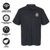 Campus Lab Alabama A&M University Primary Logo Men's Adult 100% Cotton Knit Embroidered Polo Shirt, Black, 3X-Large view 4