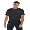 Campus Lab University of San Diego Primary Logo Men's Adult 100% Cotton Knit Embroidered Polo Shirt, Black, 3X-Large view 2