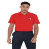 Eastern Washington University Primary Logo Men's Adult 100% Cotton Knit Embroidered Polo Shirt, Red, X-Large view 2