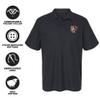 Campus Lab Bowling Green State University Primary Logo Men's Adult 100% Cotton Knit Embroidered Polo Shirt, Black, 3X-Large view 4