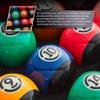 Cue-King Pool Balls Black Edition, Billiard Balls, Grade AA+ 2-1/4" Regulation Size Set with Pro Dotted Cue Ball, Pool Table Balls, Billiard Balls Set, Pool Ball Set, Bolas De Billar view 2
