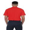 Jacksonville State University Primary Logo Men's Adult 100% Cotton Knit Embroidered Polo Shirt, Red, Large view 3