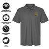 Campus Lab Kennesaw State University Primary Logo Men's Adult 100% Cotton Knit Embroidered Polo Shirt, Charcoal, 2X-Large view 4