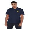 Campus Lab East Tennessee State University Primary Logo Men's Adult 100% Cotton Knit Embroidered Polo Shirt, Navy, 2X-Large view 2