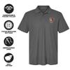 Campus Lab Bowling Green State University Primary Logo Men's Adult 100% Cotton Knit Embroidered Polo Shirt, Charcoal, X-Large view 4