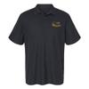 Campus Lab University of Wisconsin-Milwaukee Primary Logo Men's Adult 100% Cotton Knit Embroidered Polo Shirt, Black, 2X-Large view 1