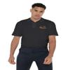 Campus Lab University of Wisconsin-Milwaukee Primary Logo Men's Adult 100% Cotton Knit Embroidered Polo Shirt, Black, 2X-Large view 2