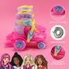 Barbie Kids Trainer Skates - Light Up Wheels, ABEC 5 Bearings, Durable PVC Material, Foam Shoe Lining, Perfect for Active Fun and Adventures, US Size 9-12 view 2