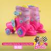 Barbie Kids Trainer Skates - Light Up Wheels, ABEC 5 Bearings, Durable PVC Material, Foam Shoe Lining, Perfect for Active Fun and Adventures, US Size 9-12 view 3