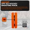 Green Biscuit Hockey Puck- 4 Pack Orange 2.0 Snipe Shooters Off Ice Hockey Pucks with 1 NHL Puck and GB Stickers- Offcial Street Hockey Pucks for Classic Training (St. Louis Blues) view 3
