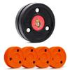 Green Biscuit Hockey Puck- 4 Pack Orange 2.0 Snipe Shooters Off Ice Hockey Pucks with 1 NHL Puck and GB Stickers- Offcial Street Hockey Pucks for Classic Training (Ottawa Senators) view 1