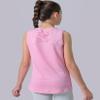 Girls 4 Pack Athletic Tank Tops, Pleated Mesh Back- Dry Fit Active Performance Shirts for Dance, Gymnastics, & Everyday Wear (Set 7, Youth Medium) view 3