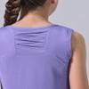 Girls 4 Pack Athletic Tank Tops, Pleated Mesh Back- Dry Fit Active Performance Shirts for Dance, Gymnastics, & Everyday Wear (Set 7, Youth Medium) view 4