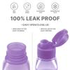 Bulk Set of 16 Multicolor 10oz Water Bottles for Kids and Adults - Leak Proof With Carry Strap - Square Reusable for Juice, Drinks - BPA-Free Dishwasher-Safe view 3