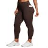 CRZ YOGA Butterluxe Workout Leggings Pockets 25'' - High Waisted Gym Womens Yoga Pants Buttery Soft Hot Fudge Brown Medium view 1