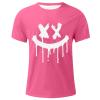 Summer Tops 2024 Novelty Graphic Tees X-Eye-Face Dripping Paint Graffiti Y2k Short Sleeve Blouse Fashion Funny Tshirts view 3
