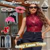 Avidlove Lace Tops for Women Mock Neck Camisole Top Sexy Crop Y2k Tank Going Out Outfits 2025 Trendy Wine Red view 2