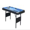 3-in-1 Multifunctional Game Table - Billiard, Table Tennis, Dining Table - Perfect for Family Entertainment - includes Billiard Balls, Cues, Table Tennis Paddles and Net, and Dining Top Cover (Blue) view 2