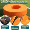SFNSM Big Football Tackle Wheel 35 Inches, Football Tackle Dummy for Youth, Football Tackling Practice Drills with High Elastic Foam and Waterproof PU Leather for Football Training Equipment view 3