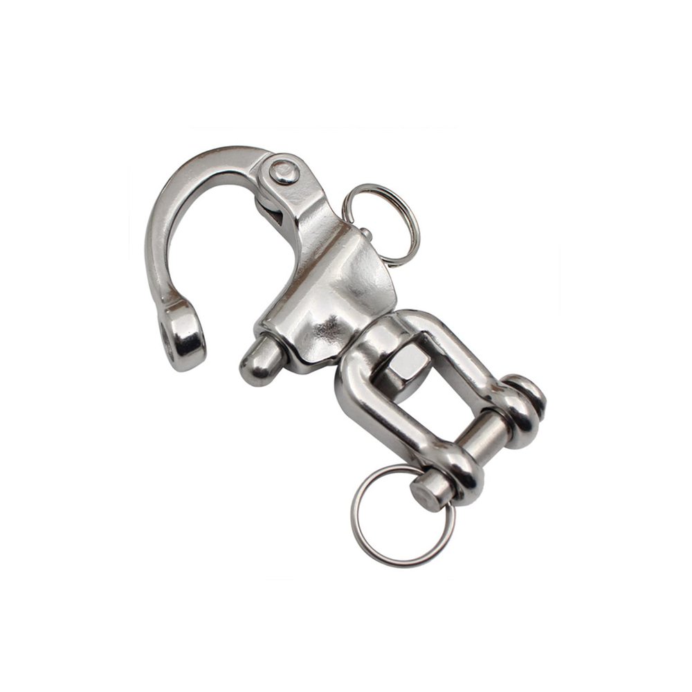 YOGOTEU 316 Stainless Steel Shackle Boat Chain Eye Shackle Hook for Marine