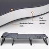 Camping Cots for Adults with 175kg Load Capacity, Folding Bed with Mattress, Foldable Padded Sleeping Cots Double Layer Oxford Portable Soft Pad Bed for Home Guest Office Nap(180 * 58 * 28cm) view 3