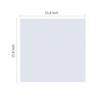Bycc Bynn Men's Handkerchiefs Soft Cotton Solid Colour Classic Hankie (12, White) view 2