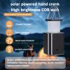 2Pack Solar LED Rechargeable Emergency Camping Lantern,Wram White Solar Rechargeable,Rechargeable Type C,Emergency Lights Hand-Crank Power Generation,Phone Power Supply Function,flashlights view 2