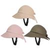 BEAHING Bicycle Helmet Wide Brim UV Protection Adjustable Shaped Unisex Cycling Hat Safe Comfortable Sun Hat Bike Helmet for School Cycling Riding (Khaki), Bike Helmets, STANDARD view 4