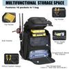 HAMBOLY Fishing Backpack with Rod Holders, 40L Tackle Box Backpack for Fishing Gear and Equipment, Waterproof Fishing Tackle Bag for Men view 2
