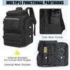HAMBOLY Fishing Backpack with Rod Holders, 40L Tackle Box Backpack for Fishing Gear and Equipment, Waterproof Fishing Tackle Bag for Men view 4