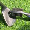 2 Pack Golf Club Brush and Club Groove Cleaning Brush Nylon Steel Wire Double-Sided Golf Cleaning Brush, This is a Must-Have Golf Accessory for Golf Enthusiasts (Pink+Blue) view 4