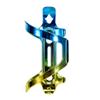 DNRJEWTA Aluminum Alloy Colorful Road Bike Bottle Holder Bicycle Bottle Cage Rainbow Cycling Cup Bottle Cage Rack(Blue Gold) view 1