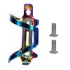 DNRJEWTA Aluminum Alloy Colorful Road Bike Bottle Holder Bicycle Bottle Cage Rainbow Cycling Cup Bottle Cage Rack(Blue Gold) view 2