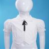 Freebily Girls Button Down Shirts Puff Sleeve Bowknot White Blouse for Kids School Uniform Shirt Summer Casual Tops Type B 11-12 Years view 3