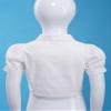 Freebily Girls Button Down Shirts Puff Sleeve Bowknot White Blouse for Kids School Uniform Shirt Summer Casual Tops Type B 11-12 Years view 4