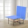 8ft Mid-Size Table Tennis Table,Multiple Styles, 2 Table Tennis Paddles and 3 Balls, Foldable for Easy Storage with Nets Included, Perfect for Family Game Rooms view 4