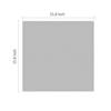Bycc Bynn Men's Handkerchiefs Soft Cotton Solid Colour Classic Hankie (6, Light Gray) view 2