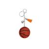 Fuqimanman2020 Sparkling Baseball Football Keychain Rhinestone Sport Ball Keyring Keychain Accessories For Backpack Purse(Basketball) view 1