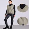 Allegra K Knit Sweater Vest for Women's Sleeveless Ribbed V Neck Pullover Vest Small Khaki view 2