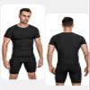 Niksa Men's Compression Shirts 4 Pack, Short Sleeve Athletic Compression Tops Cool Dry Workout T Shirt, Rash Guard Base Layer Undershirt view 2