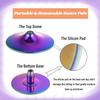 SAFWELAG Dance Pole Professional Stripper Pole Spin and Static Dancing Pole for Home Apartment Club, Height Adjustable Stripper Pole with Extension, Loads 440lbs(286CM-299CM/9.4ft-9.8ft) view 4