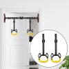 kowaku Gymnastics Rings Pull up Rings Adjustable Straps Buckles Indoor Calisthenics for Kids Adult with Hand Tape Training Rings, 1M view 2