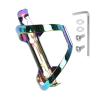 DNRJEWTA Aluminum Alloy Colorful Road Bike Bottle Holder Bicycle Bottle Cage Rainbow Cycling Cup Bottle Cage Rack(Rainbow) view 1