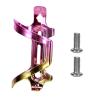 DNRJEWTA Aluminum Alloy Colorful Road Bike Bottle Holder Bicycle Bottle Cage Rainbow Cycling Cup Bottle Cage Rack(Rainbow) view 4