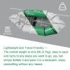 Packraft 420D TPU Inflatable Travel Kayak Lightweight Packrafts with Soft Seat for Flat Water Rafting Bicycle Drifting Litewater Dinghy, 1 Person (Green) view 3