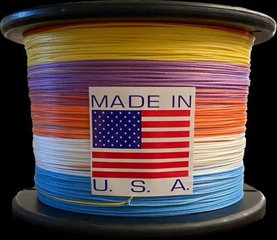 JB Line One Hollow Spliceable Braided Fishing Line 80LB (Multi, 600 Yards)