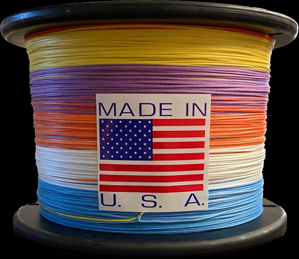 JB Line One Hollow Spliceable Braided Fishing Line 80LB (Multi, 600 Yards)